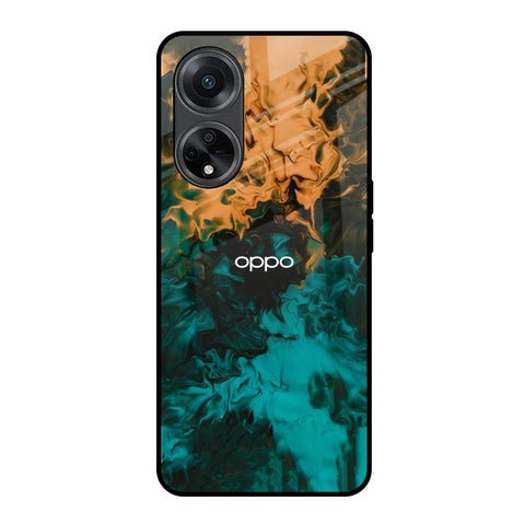 Watercolor Wave Oppo F23 5G Glass Back Cover Online