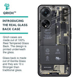 Skeleton Inside Glass Case for Oppo F23 5G
