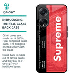 Supreme Ticket Glass Case for Oppo F23 5G