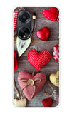 Valentine Hearts Oppo F23 5G Back Cover