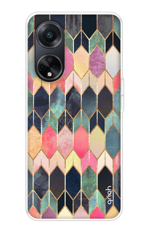 Shimmery Pattern Oppo F23 5G Back Cover