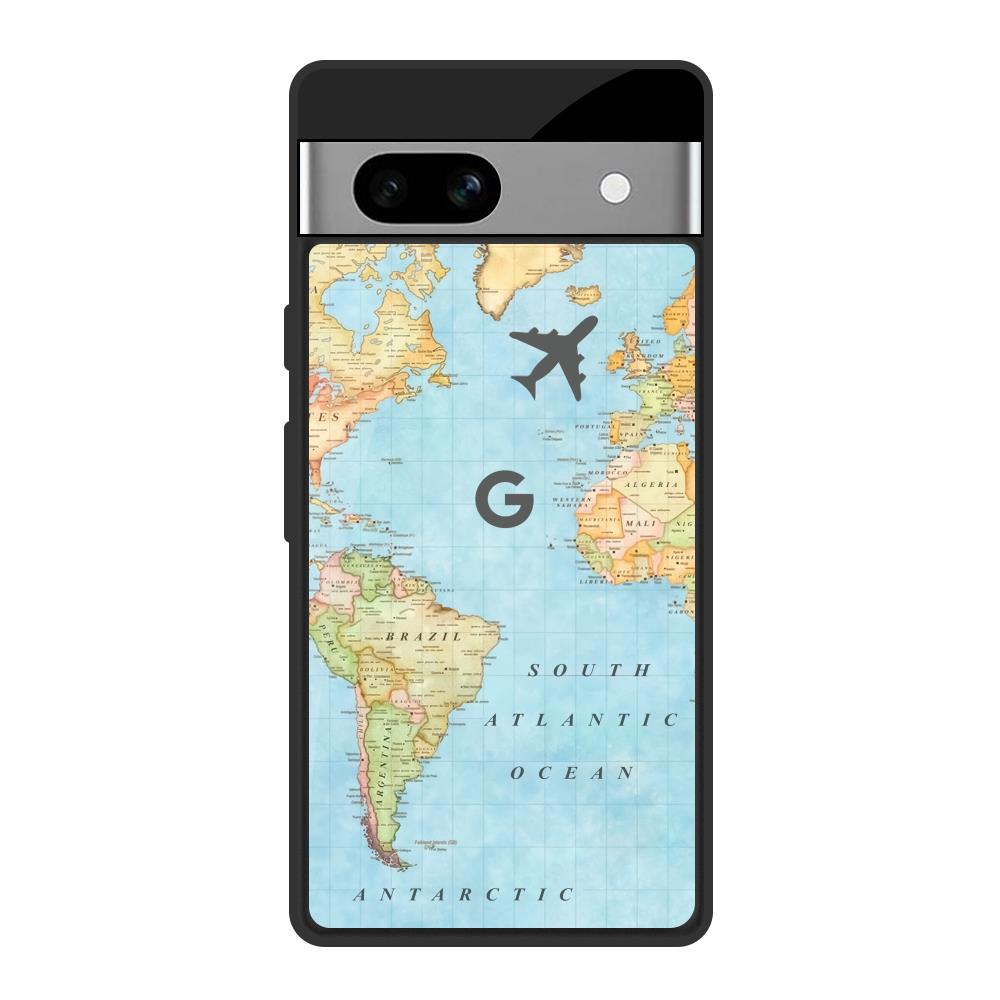 Fly Around The World Google Pixel 7A Glass Back Cover Online