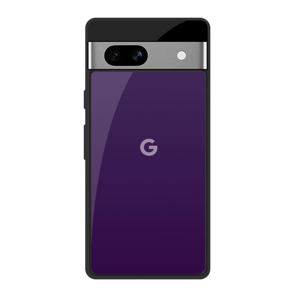 Dark Purple Google Pixel 7A Glass Back Cover Online