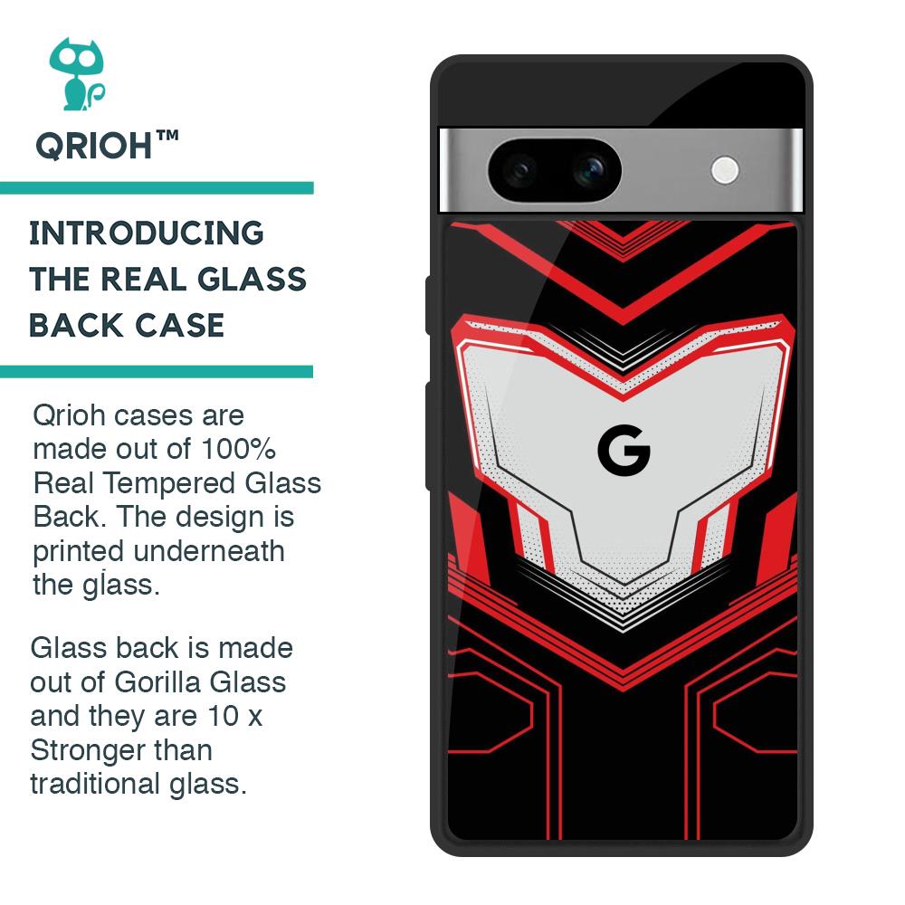 Quantum Suit Glass Case For Google Pixel 7A