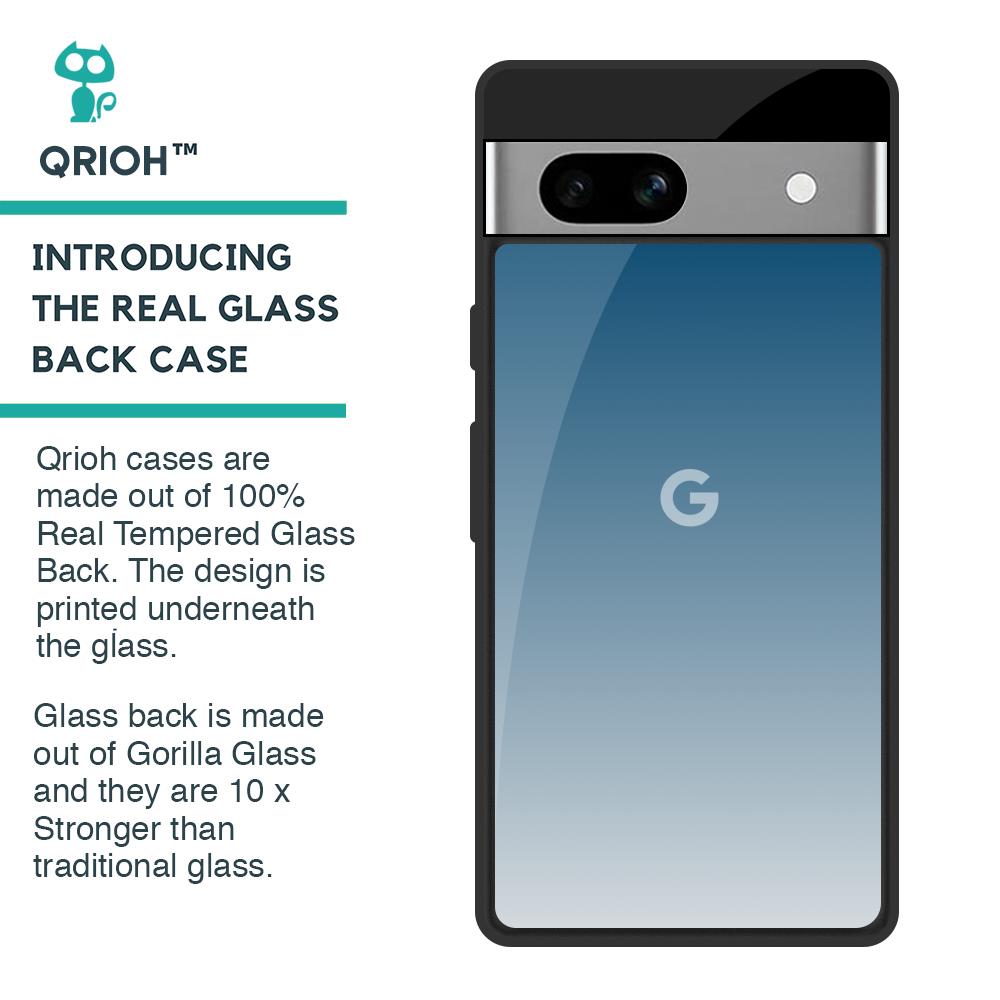 Deep Sea Space Glass Case for Google Pixel 7A