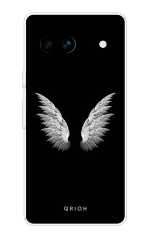 White Angel Wings Google Pixel 7A Back Cover