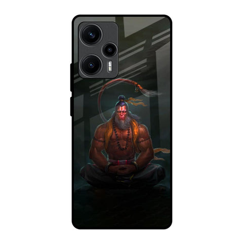 Lord Hanuman Animated Poco F5 5G Glass Back Cover Online