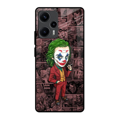 Joker Cartoon Poco F5 5G Glass Back Cover Online