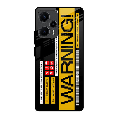 Aircraft Warning Poco F5 5G Glass Back Cover Online