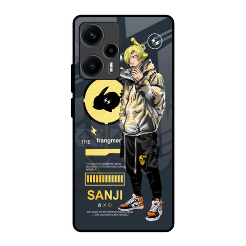 Cool Sanji Poco F5 5G Glass Back Cover Online