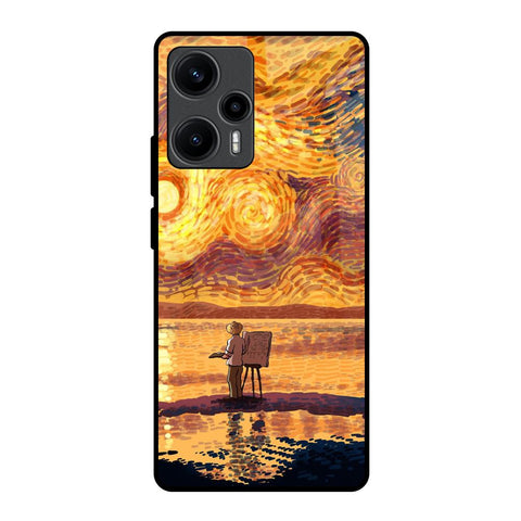 Sunset Vincent Poco F5 5G Glass Back Cover Online