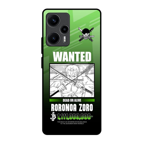 Zoro Wanted Poco F5 5G Glass Back Cover Online