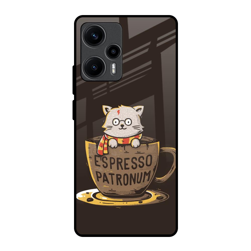 Tea With Kitty Poco F5 5G Glass Back Cover Online