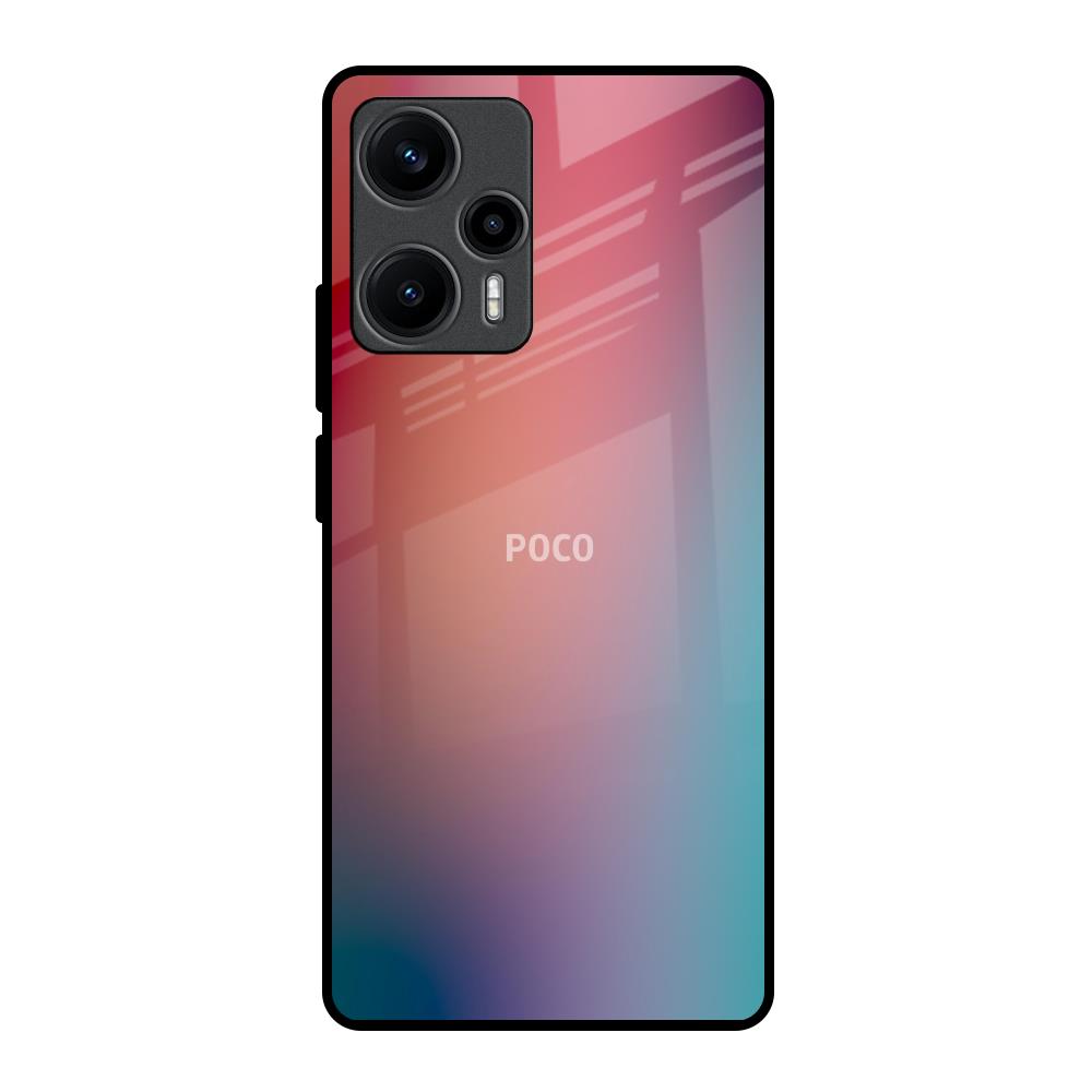 Dusty Multi Gradient Poco F5 5G Glass Back Cover Online