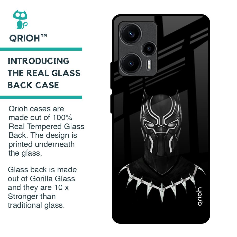 Dark Superhero Glass Case for Poco F5 5G