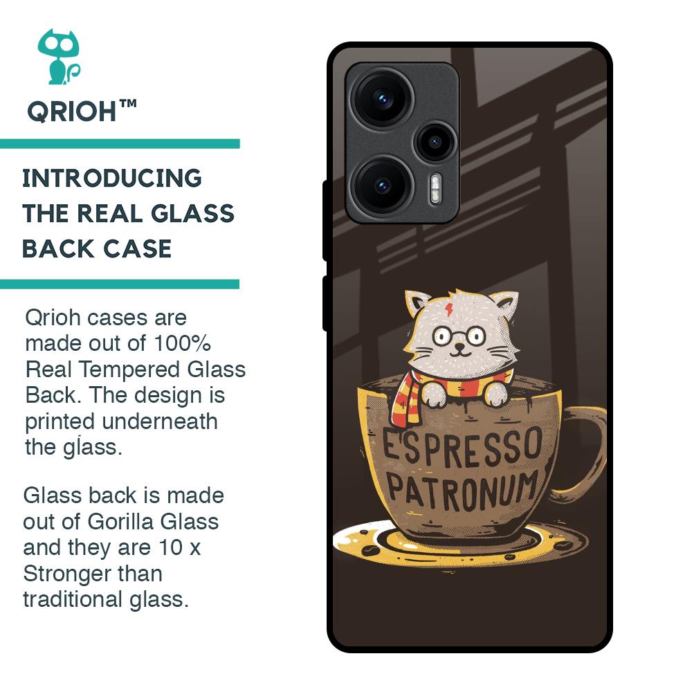Tea With Kitty Glass Case For Poco F5 5G