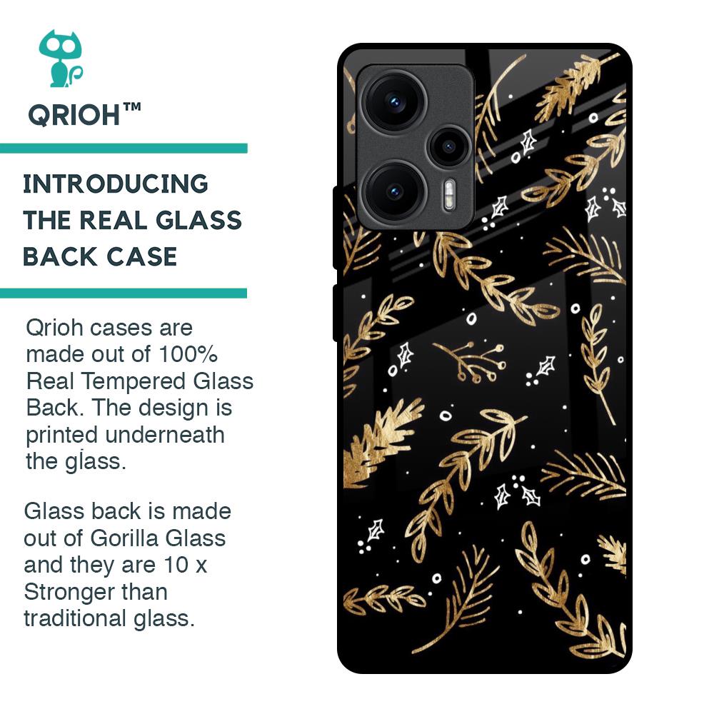 Autumn Leaves Glass Case for Poco F5 5G