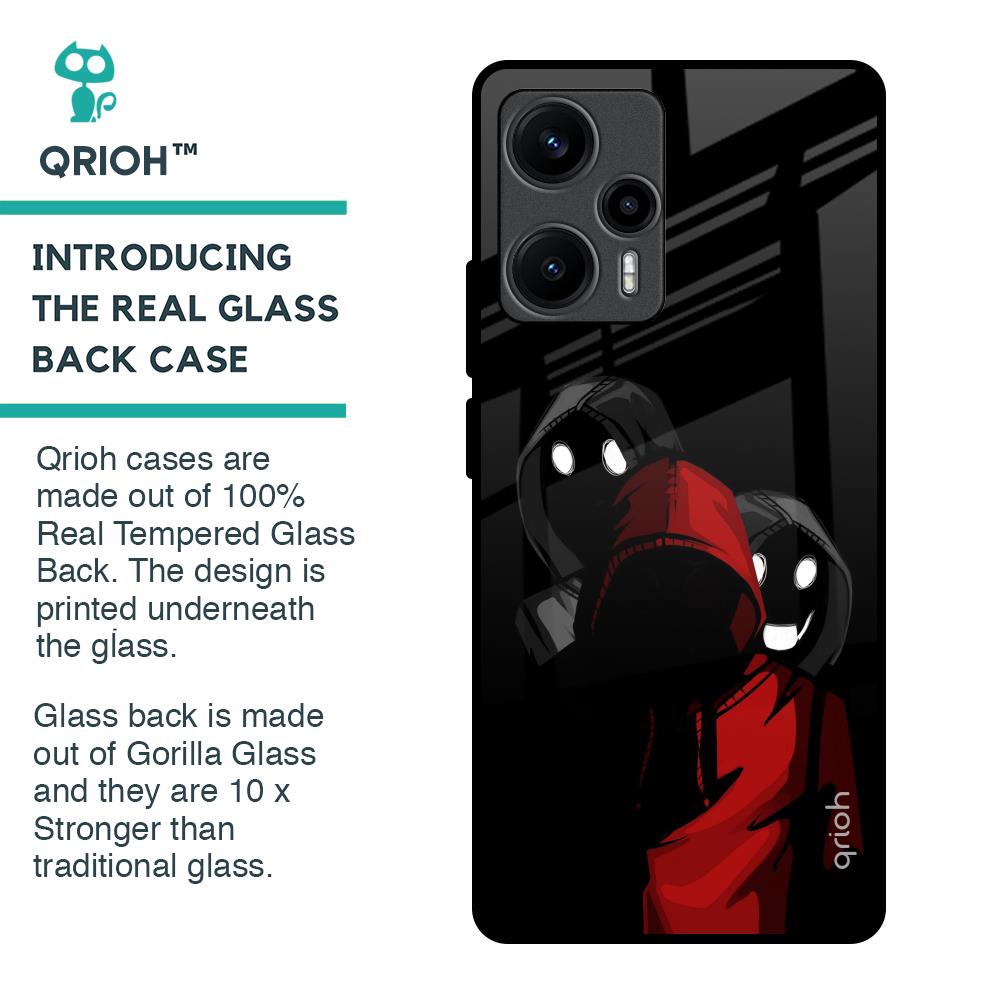 Shadow Character Glass Case for Poco F5 5G