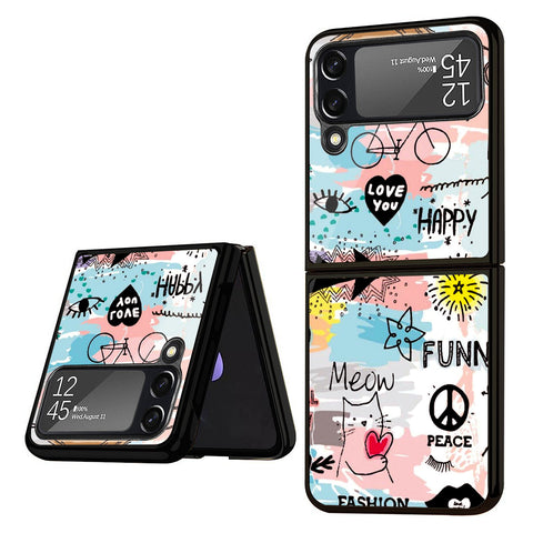 Just For You Samsung Galaxy Z Flip4 5G Glass Back Cover Online