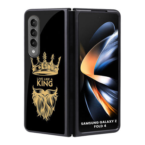 King Life Samsung Galaxy Z Fold4 5G Glass Back Cover Online