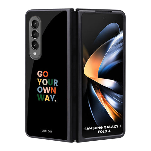 Go Your Own Way Samsung Galaxy Z Fold4 5G Glass Back Cover Online