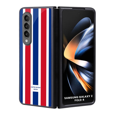 Tricolor Flag Samsung Galaxy Z Fold4 5G Glass Back Cover Online