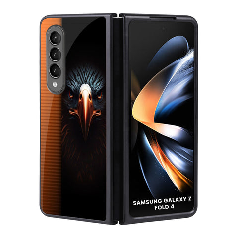 Angry Eagle Samsung Galaxy Z Fold4 5G Glass Back Cover Online