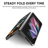 Multicolor Cloudy Smoke Glass Case for Samsung Galaxy Z Fold4 5G