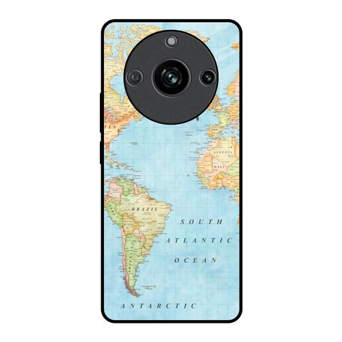 Travel Map Realme 11 Pro 5G Glass Back Cover Online