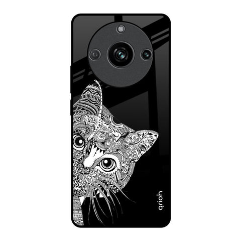 Kitten Mandala Realme 11 Pro 5G Glass Back Cover Online