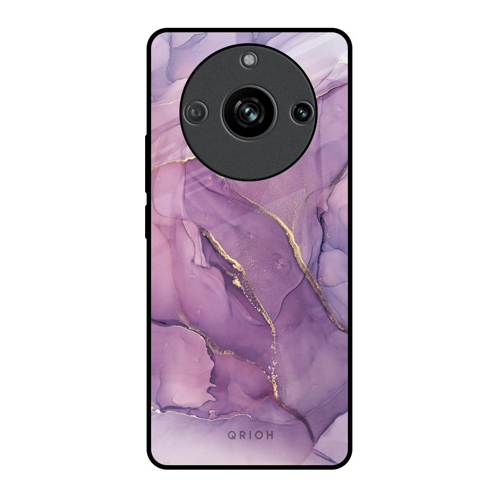 Purple Gold Marble Realme 11 Pro 5G Glass Back Cover Online
