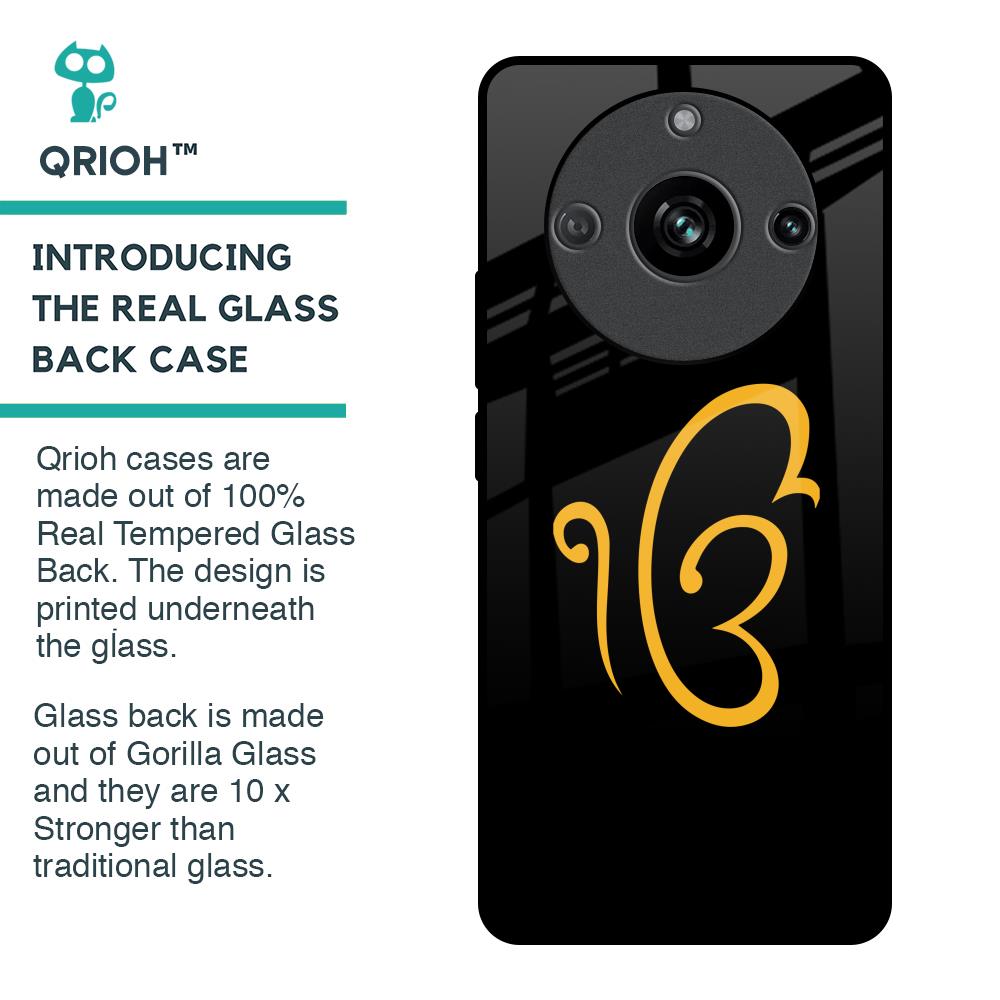 Luxury Fashion Initial Glass Case for Realme 11 Pro 5G