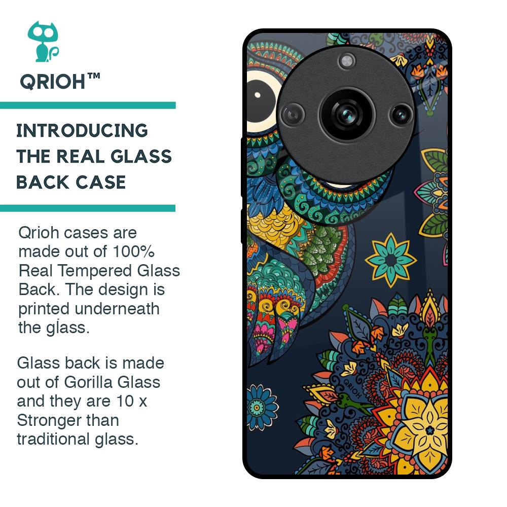 Owl Art Glass Case for Realme 11 Pro 5G