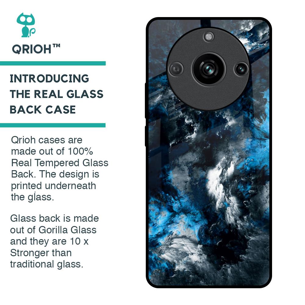 Cloudy Dust Glass Case for Realme 11 Pro 5G