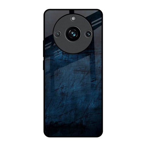 Dark Blue Grunge Realme 11 Pro Plus 5G Glass Back Cover Online