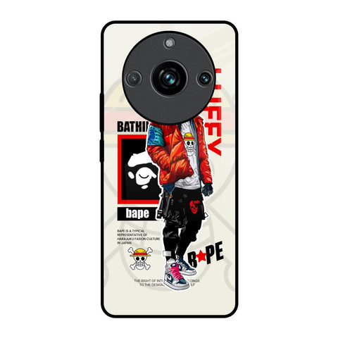 Bape Luffy Realme 11 Pro Plus 5G Glass Back Cover Online
