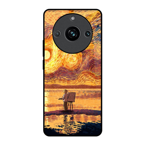 Sunset Vincent Realme 11 Pro Plus 5G Glass Back Cover Online