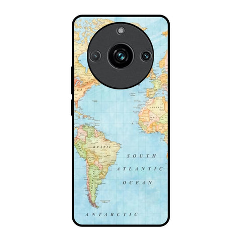 Travel Map Realme 11 Pro Plus 5G Glass Back Cover Online