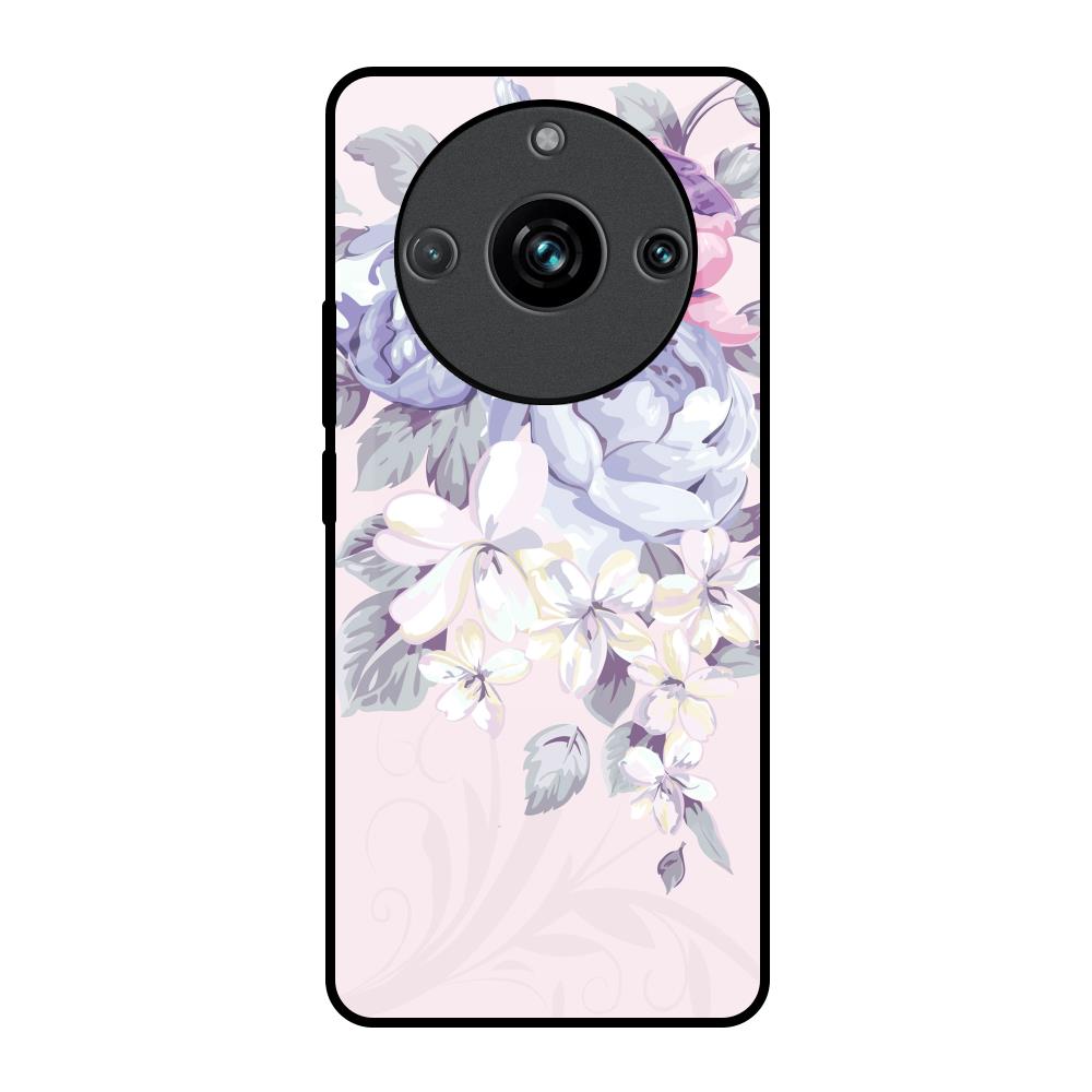 Elegant Floral Realme 11 Pro Plus 5G Glass Back Cover Online
