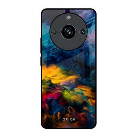 Multicolor Oil Painting Realme 11 Pro Plus 5G Glass Back Cover Online