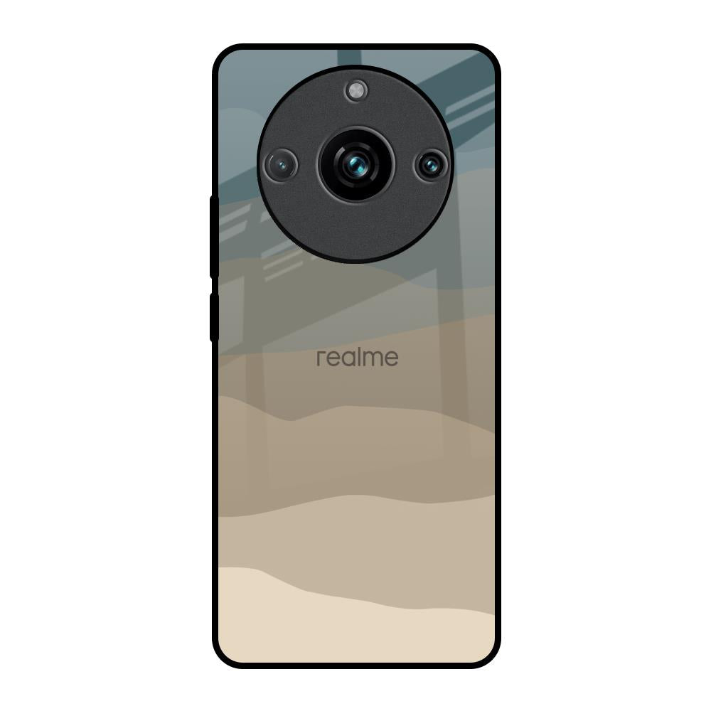 Abstract Mountain Pattern Realme 11 Pro Plus 5G Glass Back Cover Online