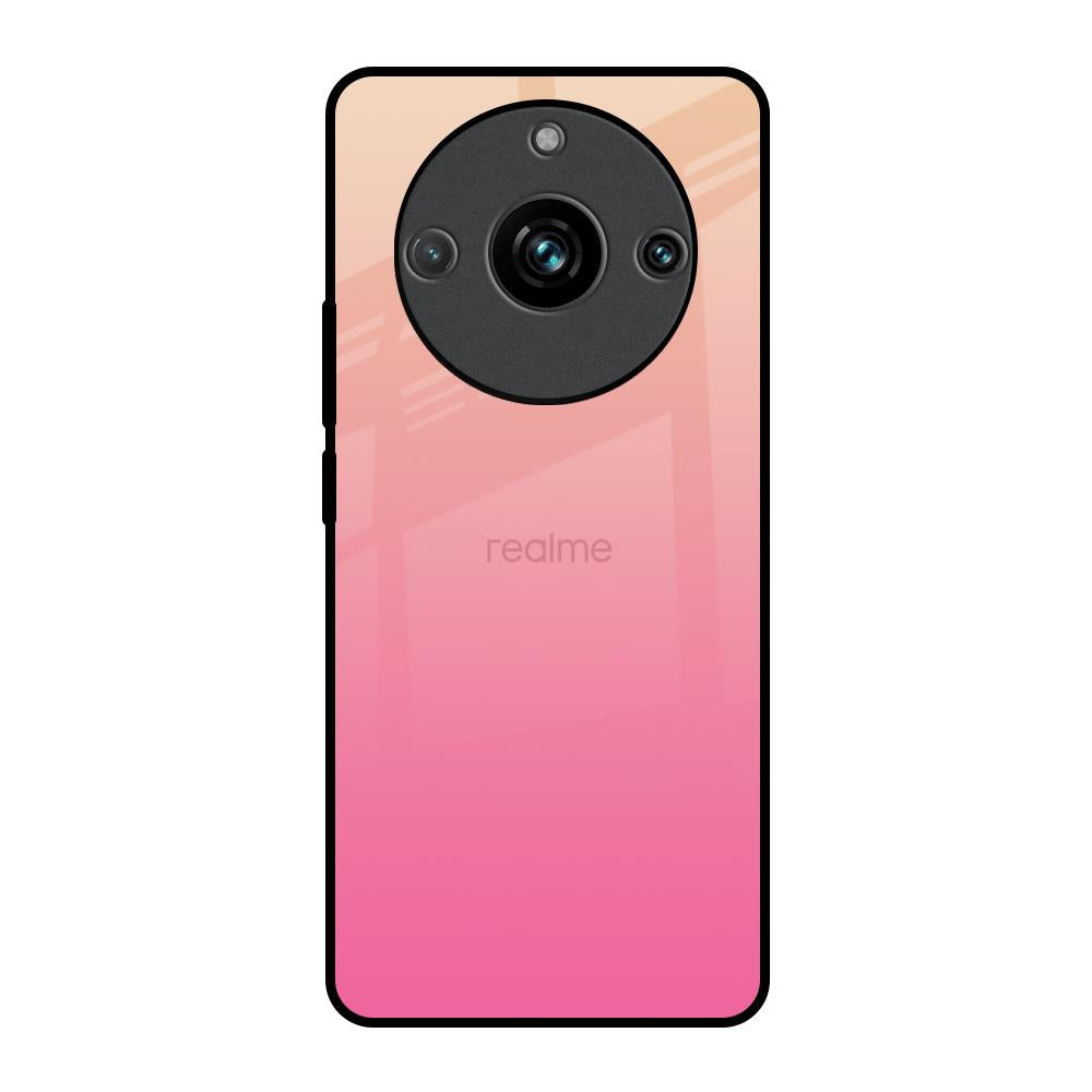 Pastel Pink Gradient Realme 11 Pro Plus 5G Glass Back Cover Online