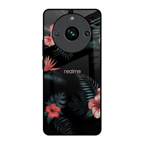 Tropical Art Flower Realme 11 Pro Plus 5G Glass Back Cover Online