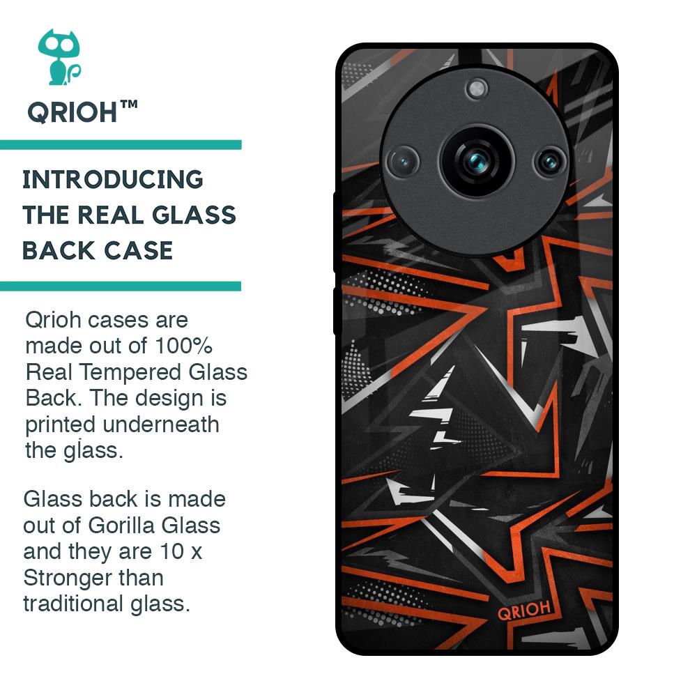 Vector Art Glass Case for Realme 11 Pro Plus 5G