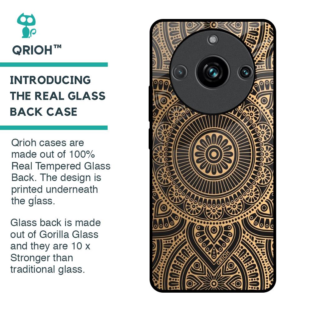 Luxury Mandala Glass Case for Realme 11 Pro Plus 5G
