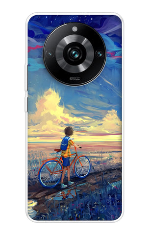 Riding Bicycle to Dreamland Realme 11 Pro Plus 5G Back Cover