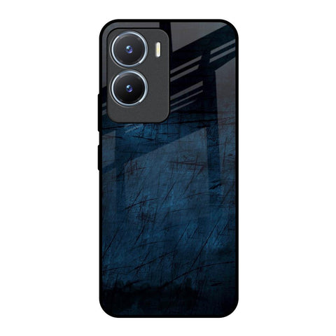 Dark Blue Grunge Vivo T2x 5G Glass Back Cover Online