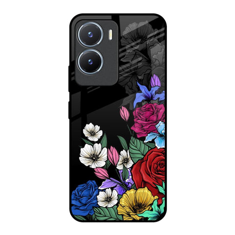 Rose Flower Bunch Art Vivo T2x 5G Glass Back Cover Online