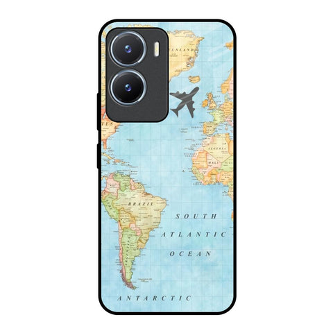 Travel Map Vivo T2x 5G Glass Back Cover Online