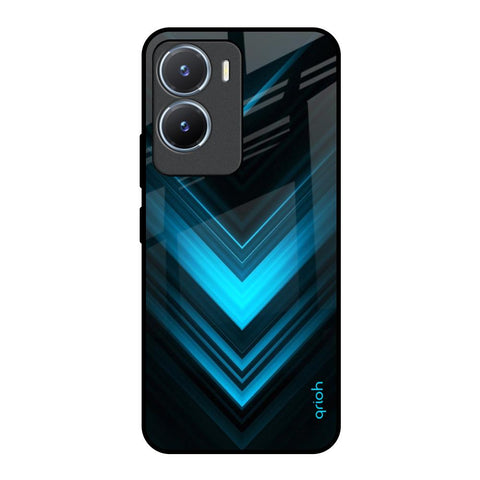 Vertical Blue Arrow Vivo T2x 5G Glass Back Cover Online